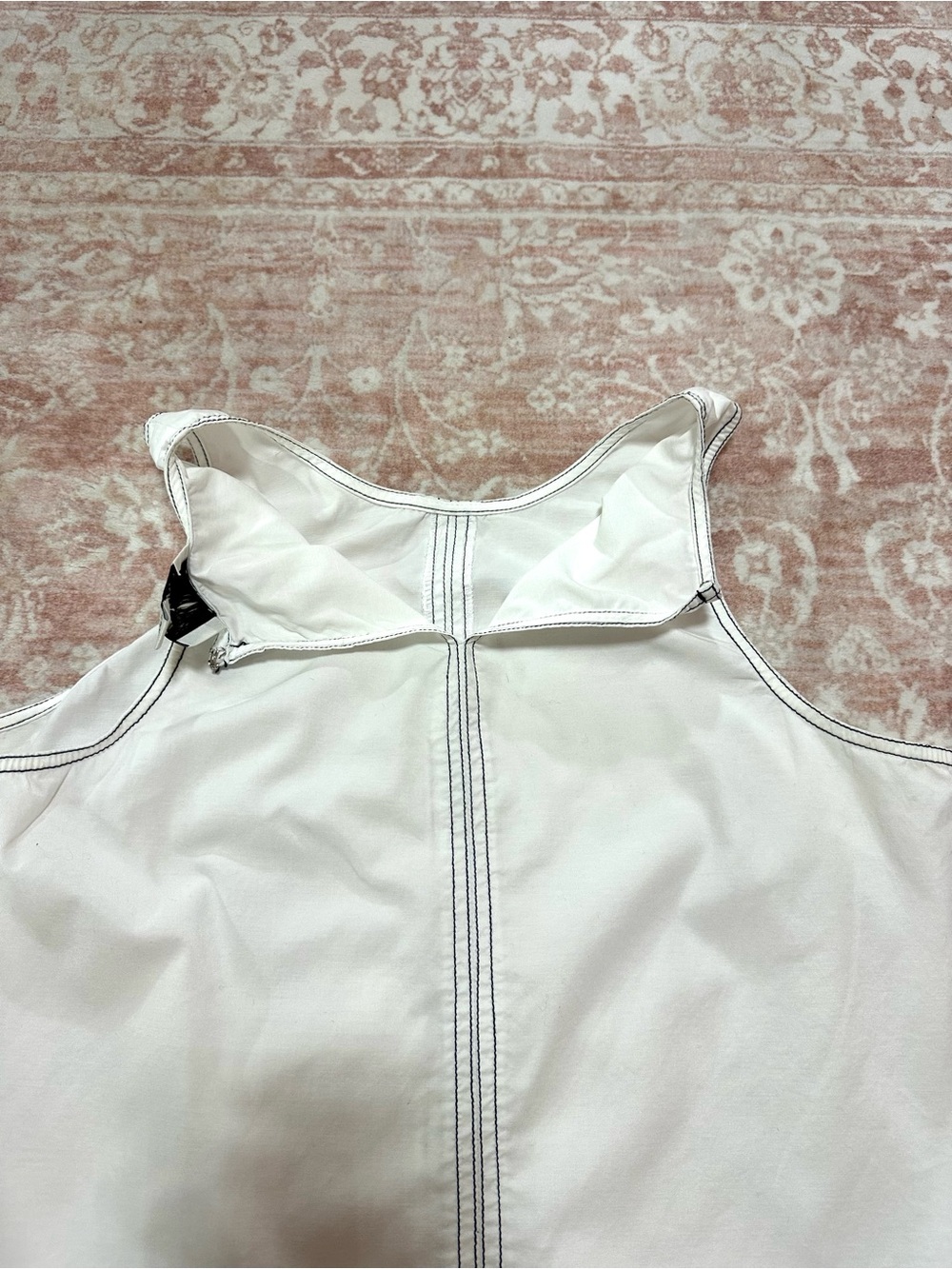 Cotton 🤍 Contrast Stitch Shell Top - Greylin - Picture 9 of 11